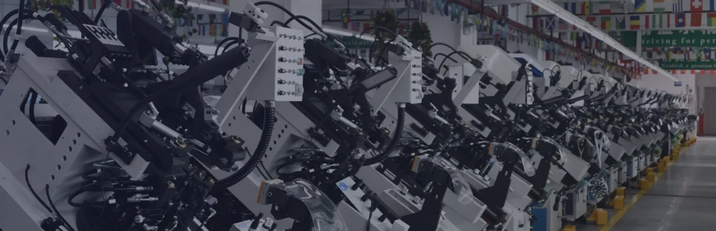 Automated high-volume sneaker production line with TENGHONG machines